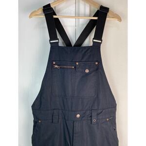 Wilderness Technology Men's S Black Lined Ski Snow Bib Overalls
